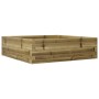 Jardinera de madera de pino impregnada 80x80x23 cm von , Töpfe und Pflanzgefäße - Ref: Foro24-847202, Preis: 70,39 €, Rabatt: %