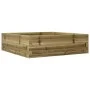 Jardinera de madera de pino impregnada 80x80x23 cm von , Töpfe und Pflanzgefäße - Ref: Foro24-847202, Preis: 69,66 €, Rabatt: %
