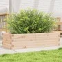 Jardinera de madera maciza de pino 90x40x23 cm de , Maceteros y jardineras - Ref: Foro24-847223, Precio: 67,07 €, Descuento: %