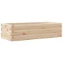 Jardinera de madera maciza de pino 90x40x23 cm de , Maceteros y jardineras - Ref: Foro24-847223, Precio: 67,07 €, Descuento: %