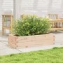 Jardinera de madera maciza de pino 90x40x23 cm de , Maceteros y jardineras - Ref: Foro24-847223, Precio: 67,07 €, Descuento: %