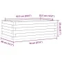 Massive Douglas-Holz-Pflanzkasten 70x40x23 cm von , Töpfe und Pflanzgefäße - Ref: Foro24-847221, Preis: 49,86 €, Rabatt: %