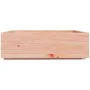 Jardinera de madera maciza Douglas 80x80x26,5 cm by , Pots and planters - Ref: Foro24-847311, Price: 88,58 €, Discount: %