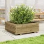 Jardinera de madera de pino impregnada 70x70x26,5 cm by , Pots and planters - Ref: Foro24-847307, Price: 79,47 €, Discount: %