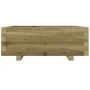 Jardinera de madera de pino impregnada 70x70x26,5 cm by , Pots and planters - Ref: Foro24-847307, Price: 79,47 €, Discount: %