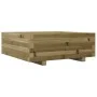 Jardinera de madera de pino impregnada 70x70x26,5 cm by , Pots and planters - Ref: Foro24-847307, Price: 79,47 €, Discount: %