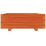Jardinera de madera maciza de pino marrón cera 70x70x26,5 cm de , Maceteros y jardineras - Ref: Foro24-847305, Precio: 78,86 ...