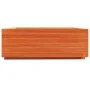 Jardinera de madera maciza de pino marrón cera 70x70x26,5 cm de , Maceteros y jardineras - Ref: Foro24-847305, Precio: 78,86 ...