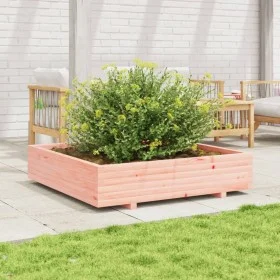 Jardinera de madera maciza Douglas 110x110x26,5 cm by , Pots and planters - Ref: Foro24-847326, Price: 126,32 €, Discount: %