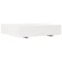Jardinera de madera maciza de pino blanca 110x110x26,5 cm by , Pots and planters - Ref: Foro24-847324, Price: 128,03 €, Disco...