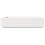 Jardinera de madera maciza de pino blanca 110x110x26,5 cm by , Pots and planters - Ref: Foro24-847324, Price: 128,03 €, Disco...