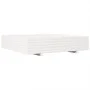 Jardinera de madera maciza de pino blanca 110x110x26,5 cm by , Pots and planters - Ref: Foro24-847324, Price: 128,03 €, Disco...