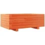 Jardinera de madera maciza de pino marrón cera 70x40x26,5 cm de , Maceteros y jardineras - Ref: Foro24-847330, Precio: 68,76 ...