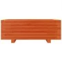 Massive Holzblumenkasten aus braun gewachster Kiefer 70x40x26,5 cm. von , Töpfe und Pflanzgefäße - Ref: Foro24-847330, Preis:...
