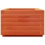 Jardinera de madera maciza de pino marrón cera 70x40x26,5 cm de , Maceteros y jardineras - Ref: Foro24-847330, Precio: 68,76 ...