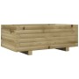 Jardinera de madera de pino impregnada 70x40x26,5 cm by , Pots and planters - Ref: Foro24-847332, Price: 63,13 €, Discount: %
