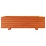 Jardinera de madera maciza de pino marrón cera 90x60x26,5 cm de , Maceteros y jardineras - Ref: Foro24-847345, Precio: 86,37 ...