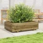 Jardinera de madera de pino impregnada 90x60x26,5 cm by , Pots and planters - Ref: Foro24-847347, Price: 87,28 €, Discount: %