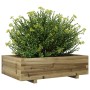 Jardinera de madera de pino impregnada 90x60x26,5 cm by , Pots and planters - Ref: Foro24-847347, Price: 88,20 €, Discount: %