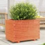 Jardinera madera maciza de pino marrón cera 70x40x49,5 cm by , Pots and planters - Ref: Foro24-847370, Price: 140,26 €, Disco...