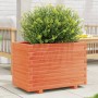 Jardinera madera maciza de pino marrón cera 70x40x49,5 cm by , Pots and planters - Ref: Foro24-847370, Price: 142,08 €, Disco...