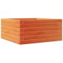 Jardinera de madera maciza de pino marrón cera 50x50x23 cm de , Maceteros y jardineras - Ref: Foro24-847185, Precio: 64,28 €