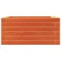 Jardinera de madera maciza de pino marrón cera 50x50x23 cm de , Maceteros y jardineras - Ref: Foro24-847185, Precio: 63,43 €,...