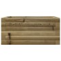 Jardinera de madera de pino impregnada 50x50x23 cm de , Maceteros y jardineras - Ref: Foro24-847187, Precio: 59,98 €, Descuen...