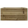 Jardinera de madera de pino impregnada 50x50x23 cm de , Maceteros y jardineras - Ref: Foro24-847187, Precio: 59,98 €, Descuen...