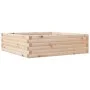 Solid pine wood planter 80x80x23 cm by , Pots and planters - Ref: Foro24-847198, Price: 64,54 €, Discount: %