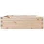 Solid pine wood planter 80x80x23 cm by , Pots and planters - Ref: Foro24-847198, Price: 65,17 €, Discount: %