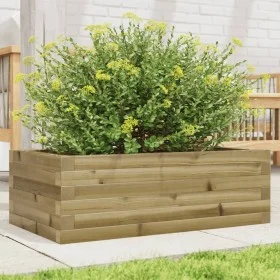 Jardinera de madera de pino impregnada 70x40x23 cm de , Maceteros y jardineras - Ref: Foro24-847222, Precio: 57,25 €, Descuen...