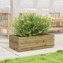 Impregnated pine wood planter 70x40x23 cm by , Pots and planters - Ref: Foro24-847222, Price: 51,67 €, Discount: %