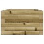Impregnated pine wood planter 70x40x23 cm by , Pots and planters - Ref: Foro24-847222, Price: 51,67 €, Discount: %