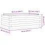 Jardinera de madera de pino impregnada 70x40x23 cm de , Maceteros y jardineras - Ref: Foro24-847222, Precio: 57,51 €, Descuen...