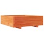 Solid wax brown pine wood planter 80x80x26.5 cm by , Pots and planters - Ref: Foro24-847310, Price: 100,79 €, Discount: %