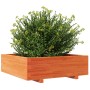 Solid wax brown pine wood planter 80x80x26.5 cm by , Pots and planters - Ref: Foro24-847310, Price: 100,79 €, Discount: %