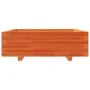 Solid wax brown pine wood planter 80x80x26.5 cm by , Pots and planters - Ref: Foro24-847310, Price: 89,84 €, Discount: %