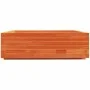 Solid wax brown pine wood planter 80x80x26.5 cm by , Pots and planters - Ref: Foro24-847310, Price: 89,84 €, Discount: %