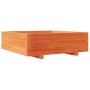 Solid wax brown pine wood planter 80x80x26.5 cm by , Pots and planters - Ref: Foro24-847310, Price: 100,79 €, Discount: %