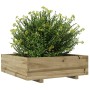 Impregnated pine wood planter 80x80x26.5 cm by , Pots and planters - Ref: Foro24-847312, Price: 91,38 €, Discount: %