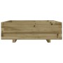 Impregnated pine wood planter 80x80x26.5 cm by , Pots and planters - Ref: Foro24-847312, Price: 91,38 €, Discount: %