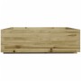 Pflanzgefäß aus imprägniertem Kiefernholz, 80 x 80 x 26,5 cm von , Töpfe und Pflanzgefäße - Ref: Foro24-847312, Preis: 91,38 ...