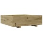 Impregnated pine wood planter 80x80x26.5 cm by , Pots and planters - Ref: Foro24-847312, Price: 91,38 €, Discount: %