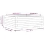 Douglas Massivholz-Pflanzgefäß 70x70x26,5 cm von , Töpfe und Pflanzgefäße - Ref: Foro24-847306, Preis: 94,63 €, Rabatt: %