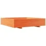 Wax brown solid pine wood planter 110x110x26.5 cm by , Pots and planters - Ref: Foro24-847325, Price: 142,24 €, Discount: %