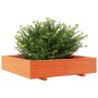 Wax brown solid pine wood planter 110x110x26.5 cm by , Pots and planters - Ref: Foro24-847325, Price: 143,66 €, Discount: %