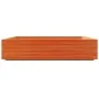 Wax brown solid pine wood planter 110x110x26.5 cm by , Pots and planters - Ref: Foro24-847325, Price: 142,24 €, Discount: %