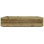 Jardinera madera de pino impregnada 110x110x26,5 cm de , Maceteros y jardineras - Ref: Foro24-847327, Precio: 128,67 €, Descu...