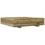 Jardinera madera de pino impregnada 110x110x26,5 cm de , Maceteros y jardineras - Ref: Foro24-847327, Precio: 128,67 €, Descu...